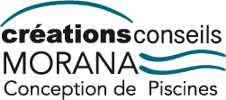 Logo Morana - Concepteur de piscines à débordement sur-mesure